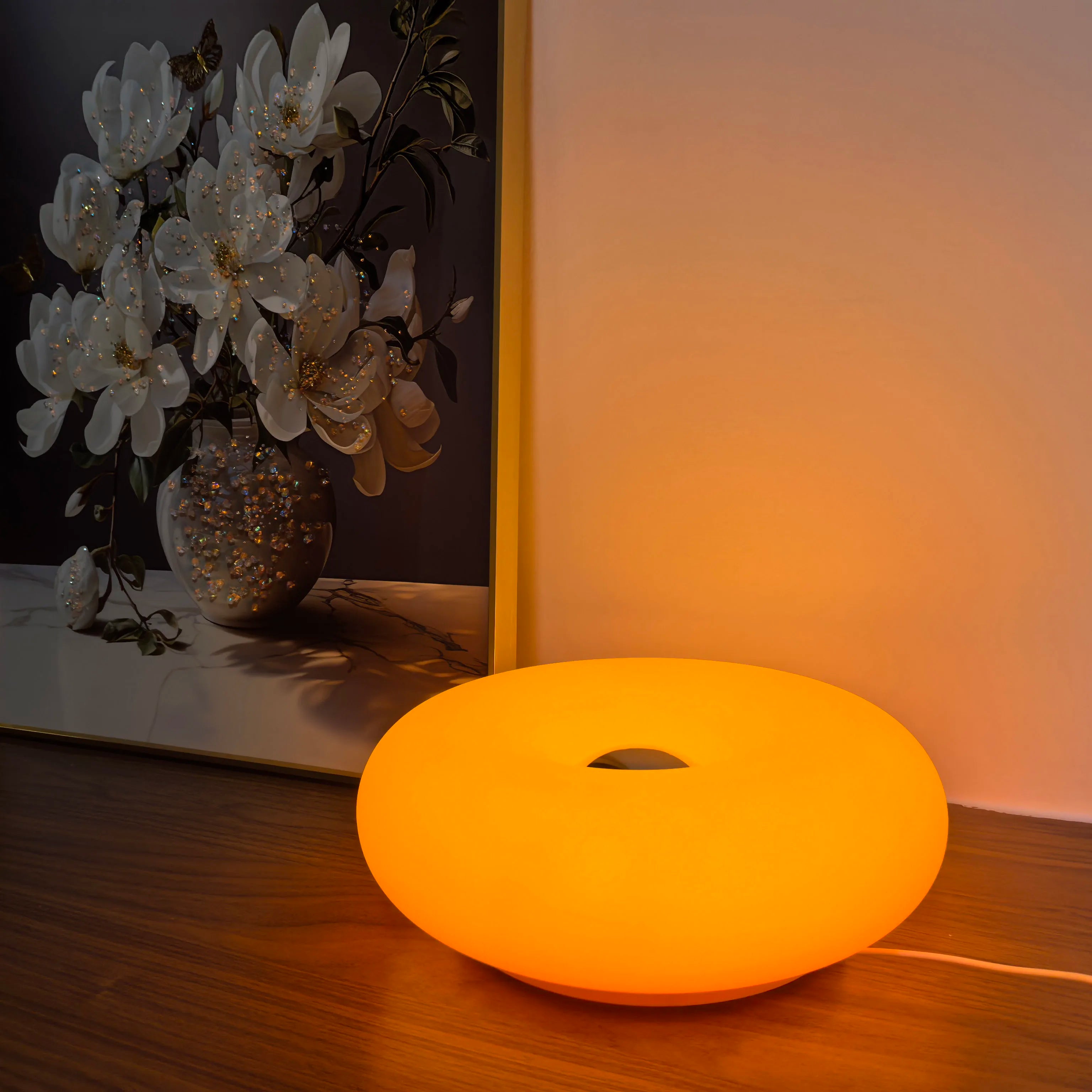 Donut lamp